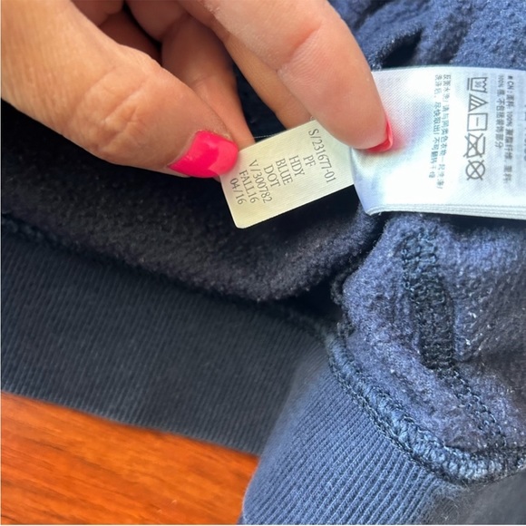 BabyGap Kids Fleece Set Full Zip Hoodie Jogger Sweatpants 4 Top 3 Pants Navy - Picture 5 of 11